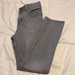 Gray skinny jeans